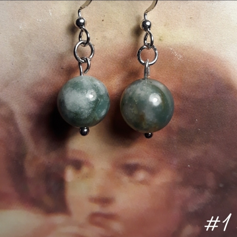 Natural Stone Earrings